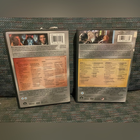 🖖Star Trek The Search For Spok First Contact Special Collectors Edition DVD 🖖 - Picture 2 of 2